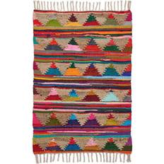 Pyramid Chindi Rug 60 x 90 cm Multi