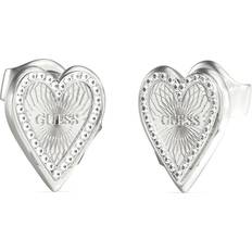 Guess Ohrringe Guess Ohrstecker JUBE03237JWRHT/U silber