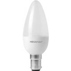 Megaman LED Lamps Megaman RichColour 5.5W LED B15/SBC Candle Cool White 360° 470lm Dimmable 142566