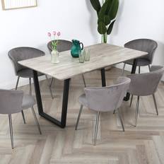 Easy Imex Oak Mill Dining Set