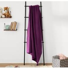 Purple Blankets Dreamscene Medium Plain Fleece Blankets Purple