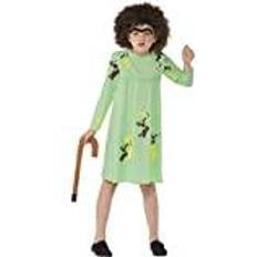 Green Fancy Dresses Smiffys Kid's Roald Dahl Mrs Twit Costume