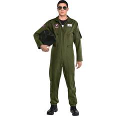 Amscan Top Gun: Maverick Flight Suit Costume Adult Mens