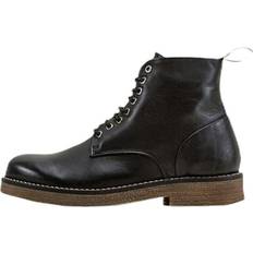 Sneaky Steve Rummy Leather Boots Black Female