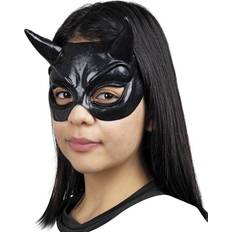 Mascarillas faciales Horror-Shop Teufels Halbmaske schwarz