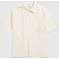 Norse Projects Carsten Cotton Tencel Shirt - Gelb