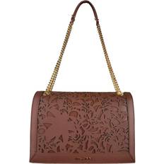 Baldinini Baldinini Trend Brown Leather Di Calfskin Crossbody Bag