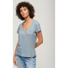 Superdry Woman Clothing Superdry Women's Scoop Neck Tee - Forever Blue