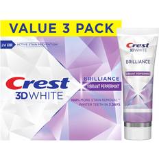 Crest Toothbrushes, Toothpastes & Mouthwashes Crest 3D White Brilliance Vibrant Peppermint Teeth Whitening