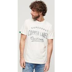 Superdry Overdele Superdry Copper Label Workwear Tee - Cream
