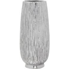 Canora Grey Leidi Large Silver Ceramic Vase