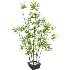 Plantes Artificielles Atmosphera Bambou Artificiel En Pot H122 L 36 x L 36 x H 122 cm Vert Plante Artificielle