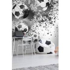 Origin Murals Football Splash Matt Smooth Paste the 350cm Wall Decor