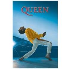 Paper Posters Queen Wembley Duck Egg Blue Poster