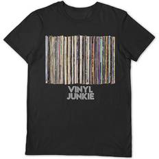 Vinyl Junkie T Shirt - Black