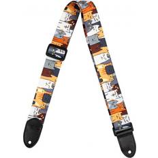 Flight Polyester Ukulele Strap, Cats