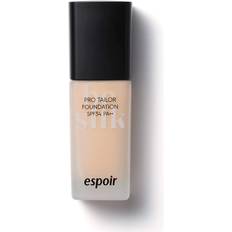 Cosmetics espoir ESPOIR Pro Tailor Foundation Be Silk SPF34 PA 25ml #Ivory Long Lasting Silky-Smooth Makeup with Excellent Cover Korean Skincare