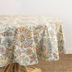 Elrene Ava Floral Jacobean Tablecloth Multicolor