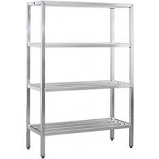 Metals Shelving Systems New Age Heavy Duty 4-Shelf