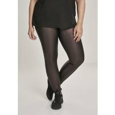 Damen - Kunstleder Bekleidung Urban Classics Damen-Leggings aus Kunstleder mit hoher Taille