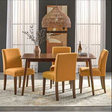 Yellow Dining Sets Buylateral 5pc Estelle Dining Set 5