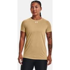 Women - Yellow T-shirts Under Armour Women's Team Tech T-Shirt-veg gold/white-m veg gold/white