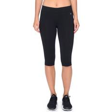 Danskin Damen Capri Legging, schwarz, Mittel