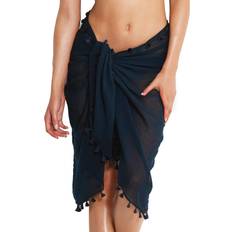 Blue Swimsuit Cover-Ups & Sarong Wraps Seafolly Cotton Gauze Sarong Indigo One