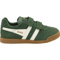Kid's Classics Harrier Strap Trainers - Evergreen/Off White