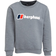 Round Sweatshirts Children's Clothing Berghaus Kid's Logo Jumper - Grey