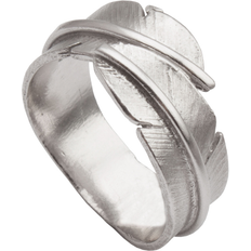 Heiring Smykker Heiring Feather Ring Small - Silver