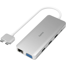 Ethernet - HDMI - USB-C USB-hubs Hama 200133