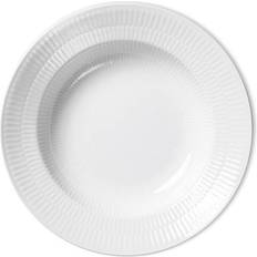 Royal Copenhagen Assiettes creuses Royal Copenhagen White Fluted Assiette creuse 21cm