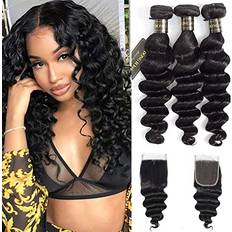 DONG H hair H hair Loose Deep Wave Bundles with Wave