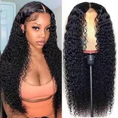 SOVO SOVO 13x4 Curly Lace Front Human Hair Wigs for Glueless Brazilian Virgin Human Hair