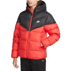 University jacket NIKE Windrunner PrimaLoft Men's Storm FIT Hooded Puffer Jacket - Black/University Red/Sail