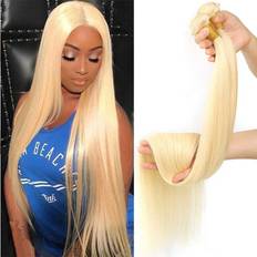 Hair Products F_noble 8-40Inch Honey 613 Blonde Brazilian Human Hair Bundles Straight