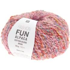 Garn & Håndarbejdsudstyr Rico Design Fun Alpaka Cotton Blend aran Pink