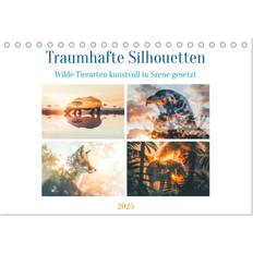 Bordskalendrar Calvendo Fantastic Silhouettes Desk Calendar 2025 A5