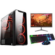 FCS Gaming PC Bundle Quad Core 1TB