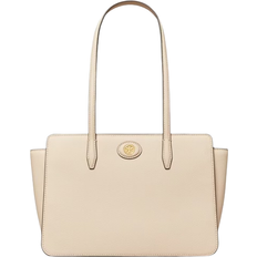 Tory Burch Small Robinson Pebbled Tote - New Cream