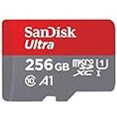 SanDisk Ultra microSDXC UHS-I memory card 256 GB adapter for Android smartphones tablets MIL cameras, A1, C10, U1, 120 MB/s transfer