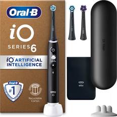 Oral-B Oral B iO6 Electric Toothbrush Black Lava with 2ct Extra Refills