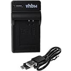 VHBW USB-laddare kompatibel Canon NB-12L, NB-13L laddningsindikator
