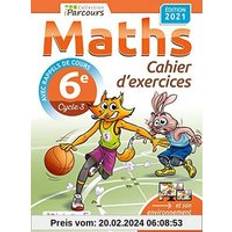 Livres Maths 6e iParcours. Cahier d'exercices, Edition 2021