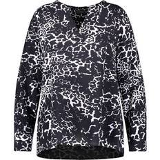 All Over Print Tunic - Navy Patterned