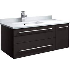 Vanity Units for Single Basins Fresca Bath Lucera (FCB6136ES-UNS-L-CWH-U)