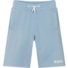 BOSS Teen Pale Cotton Shorts - Blue