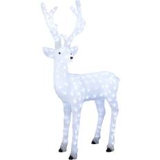 Batteridrevet Julelamper Konstsmide LED Reindeer Clear Julelampe 130cm