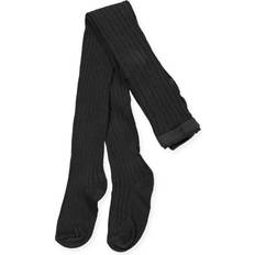 Cotton Rib Tights - Black (130-08)